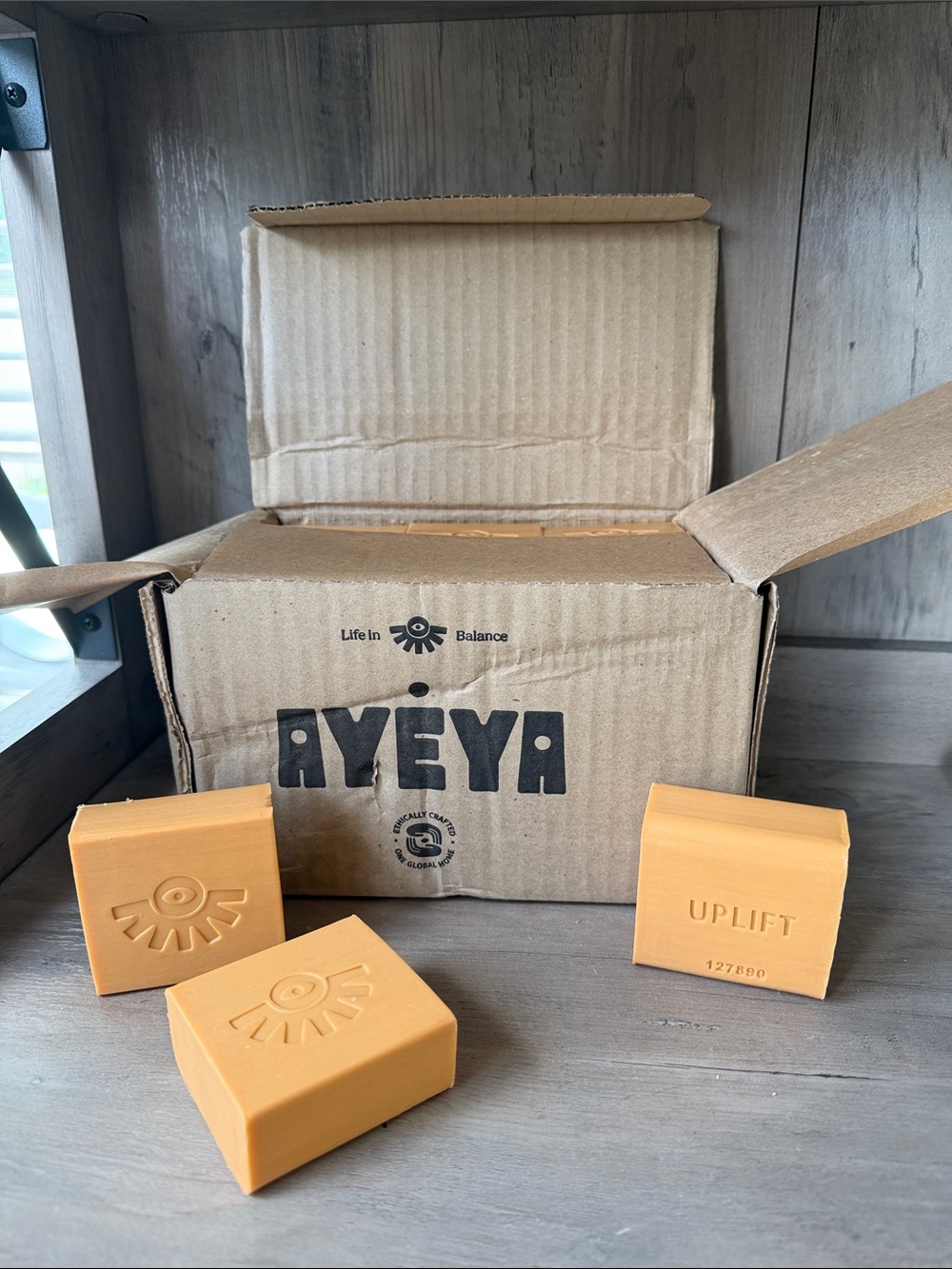 AYEYA Uplift Orange Bar Soap - Box of 24